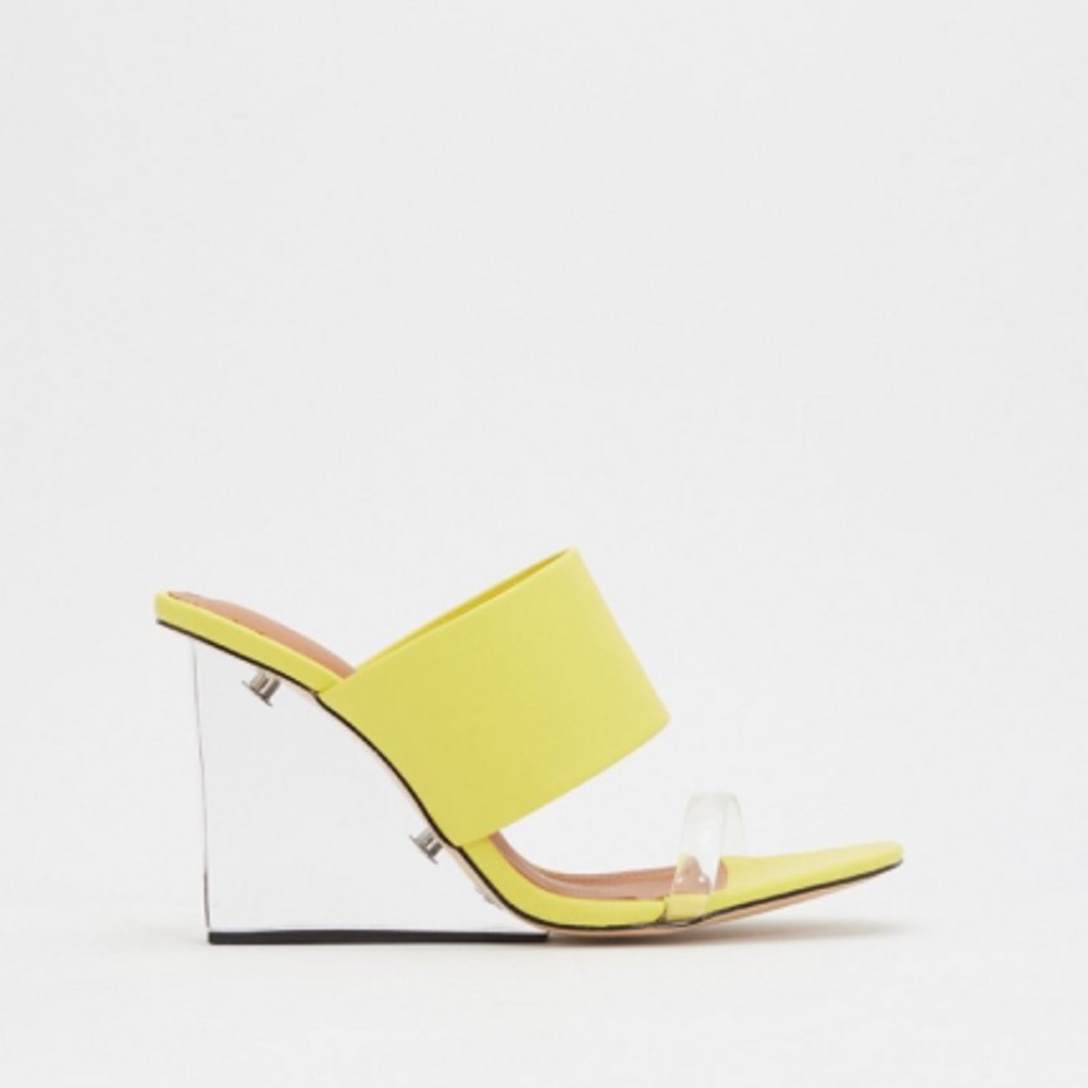 Nasty Gal Clear As Day wedges